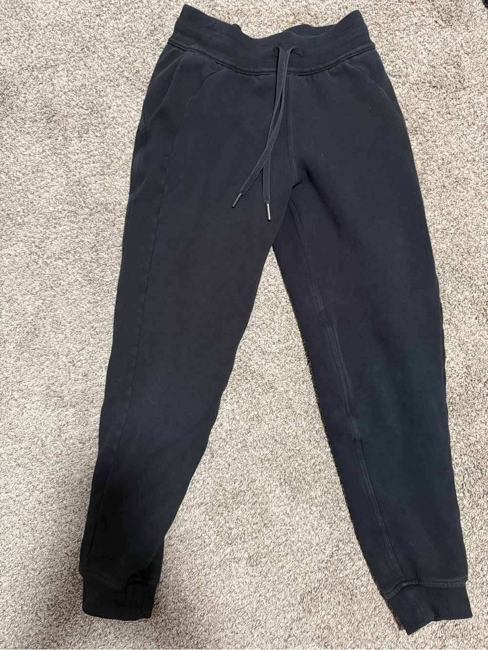 Lululemon Black Jogger Pants with Drawstring Waist